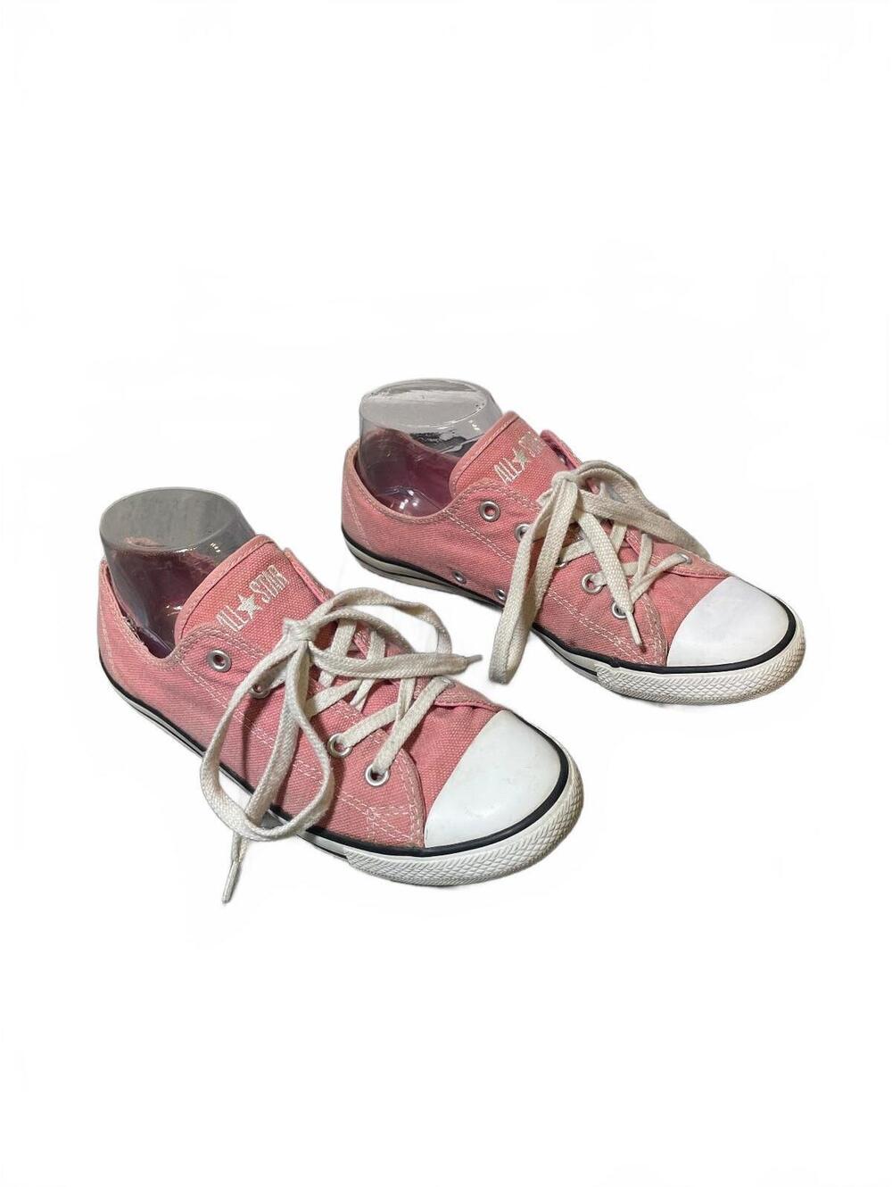 Converse Pink Classic Low Top Punk Casual Emo Skater Grunge Good Used size 7